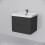 Grey Wall Hung Vanity Unit Sink with Tall Storage Cabinet Basin | Merton 5