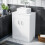Onken 500mm White Vanity Cabinet and Small Rectangle Counter Top Basin Unit 1