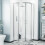 Saturn Quadrant 800mm Shower Enclosure & Tray Bathroom 3