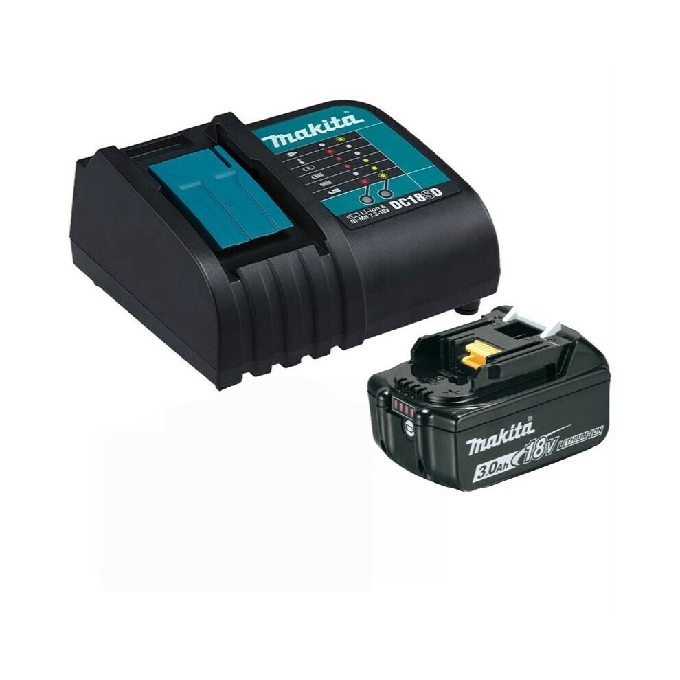 Makita BL1830 Lithium Ion 3.0ah Battery + DC18SD 9.6-18v Charger