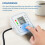 Automatic Digital Upper Arm Blood Pressure Pulse Check Blood Monitor 4