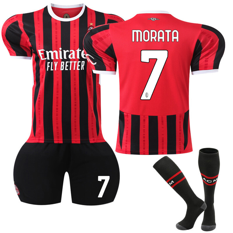 AC Milan Jersey 2024/25 Morata 7 Football Shirts Soccer Jersey Kits on