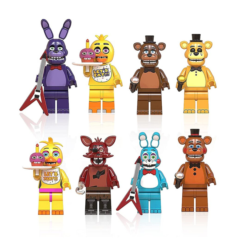 Gacloz Five Nights At Freddy's Minifigures Brick Kids Gift Toys 8Pcs