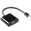 1080P Mini DisplayPort to VGA Cable Adapter (Black) 3