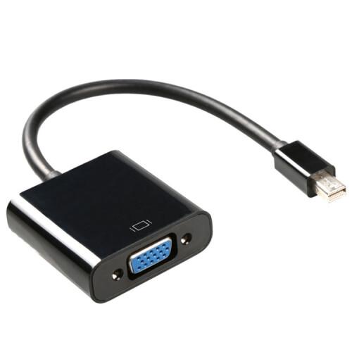 1080P Mini DisplayPort to VGA Cable Adapter (Black) 2