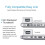1080P Mini DisplayPort to VGA Cable Adapter (Black) 5
