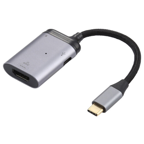 4K 60Hz USB-C / Type-C to HDMI + PD Data Sync Adapter Cable 1