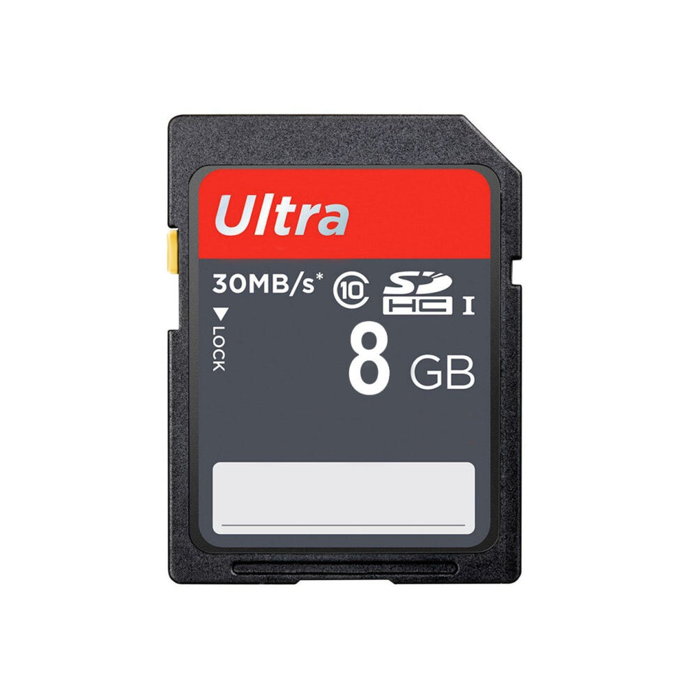 8GB Ultra High Speed Class 10 SDHC Camera Memory Card (100% Real Capacity)