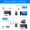 600M Bluetooth WiFi 2 in- 1 USB Network Adapter WiFi Signal Receiver 5