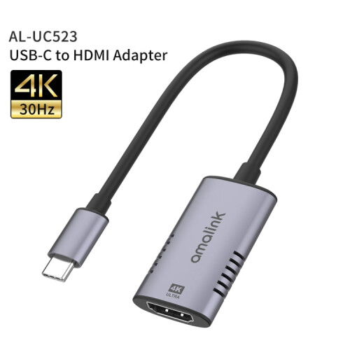 amalink UC523 Type-C / USB-C to HDMI Adapter(Grey) 2