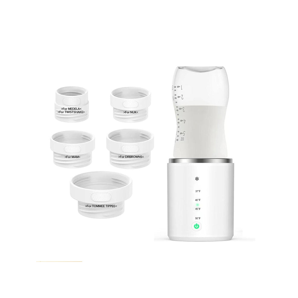 Baby Bottle Warmer 10000Mah Usb Rechargeable Heater With 5 Adapter(English) Deal Or No Deal