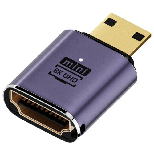 C8K-01 8K HDMI 2.1 to Mini HDMI  Adapter 1