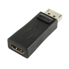 DisplayPort Male to HDMI Female Adapter(Black)