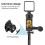 For Insta360 X4 PULUZ Cold Shoe PC Plastic Protective Frame with Adapter Mount & Screw (Black) 6