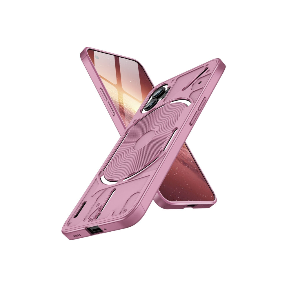 For Nothing Phone 1 Gkk Three Stage Splicing Full Coverage Pc Phone Case(Rose ) Gold 6491616704682