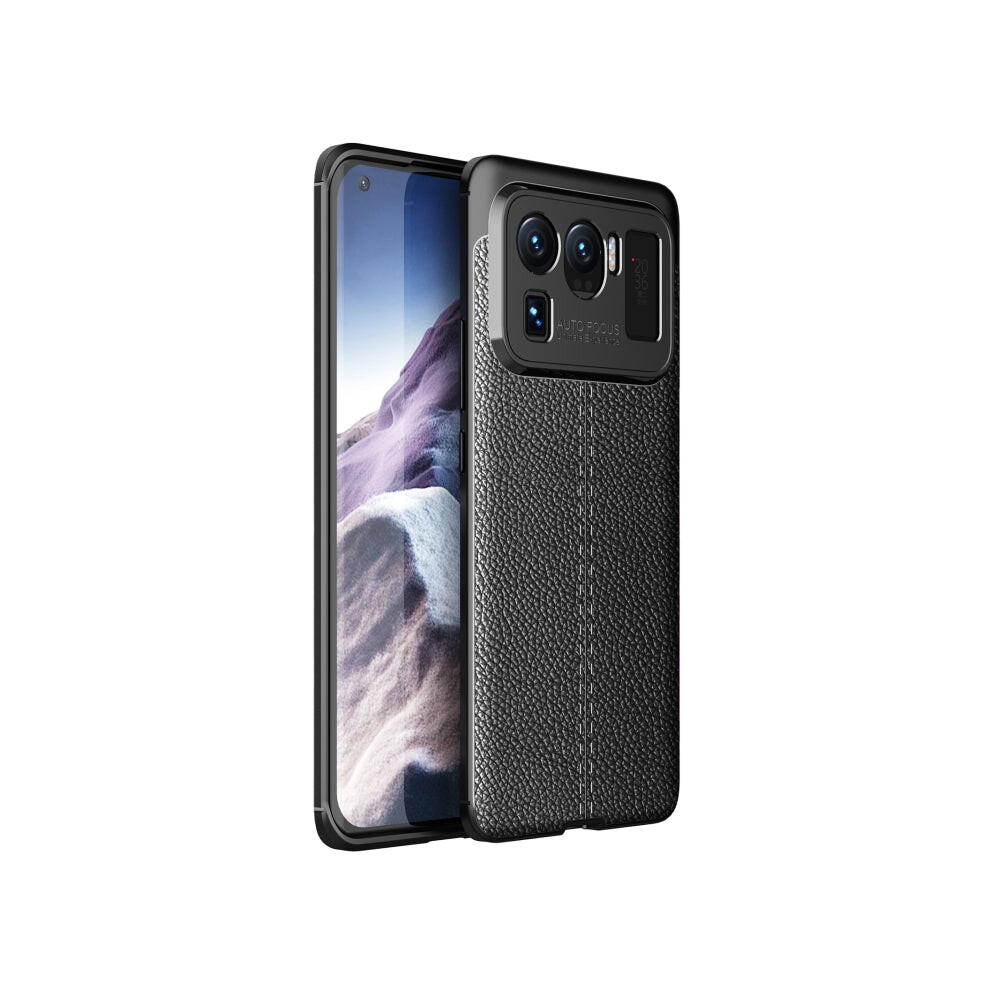For Xiaomi Mi 11 Ultra Litchi Texture TPU Shockproof Case(Black)