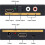 HDMI to HDMI + Audio (SPDIF + R/L) Converter (EU Plug)(Black) 3