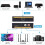 HDMI to HDMI + Audio (SPDIF + R/L) Converter (EU Plug)(Black) 5