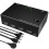 KC-KVM202 430HZ Dual Screen Extension Replication Dual Channel HDMI Different Display  KVM Switch(Black) 3
