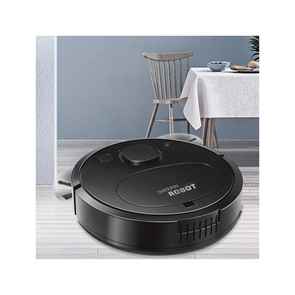 Intelligent Screening Robot USB Charging Automatic Cleaning Machine Vacuum Cleaner(Black)