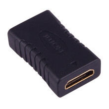 Mini HDMI Female to Mini HDMI Female adapter (Gold Plated)(Black)