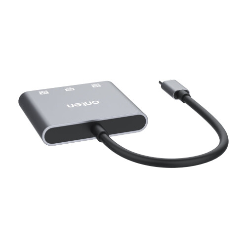 Onten 9175S 3 in 1 USB-C / Type-C to HDMI Adapter(Grey) 2