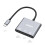 Onten 9175S 3 in 1 USB-C / Type-C to HDMI Adapter(Grey) 4