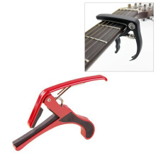 Plastic Guitar Capo for 6 String Acoustic Classic Electric Guitarra Tuning Clamp Musical Instrument Accessories(Red)