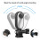 PULUZ Plastic Protective Frame Mount Cage with Tripod Base Adapter for Insta360 GO 2(Black) 5