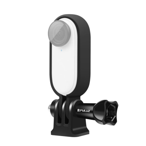 PULUZ Plastic Protective Frame Mount Cage with Tripod Base Adapter for Insta360 GO 2(Black) 1