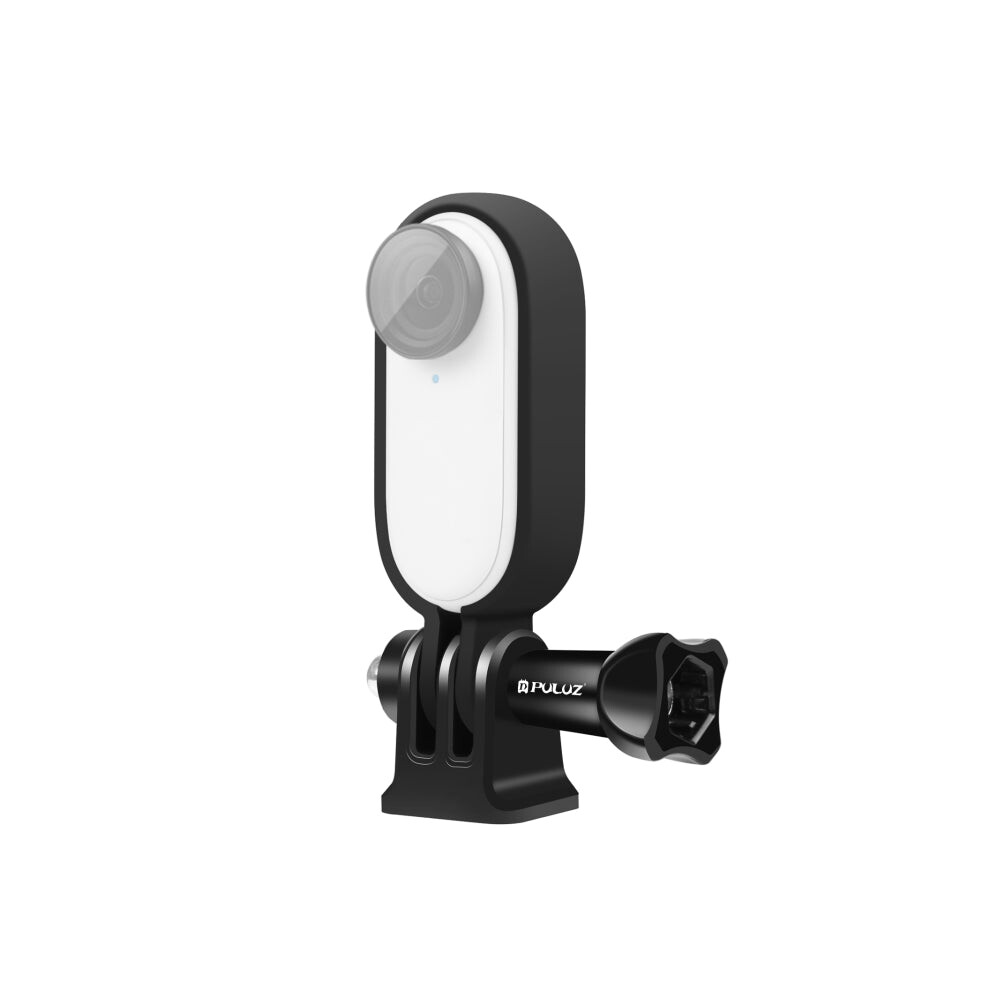 Puluz Plastic Protective Frame Mount Cage With Tripod Base Adapter For Insta360 Go 2(Black) Black 5301653222623