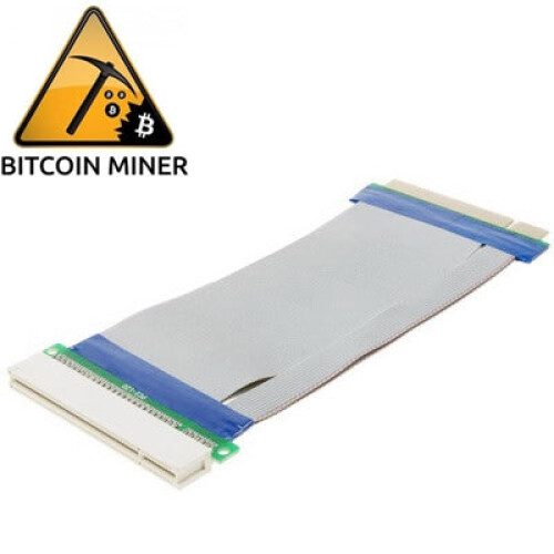 PCI 32bit Riser Card Extender Flexible Cable Ribbon Adapter, Cable Length: 15cm 1