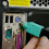 USB A Jack to mini DIN6 male Adapter (USB to PS/2)(Green) 5