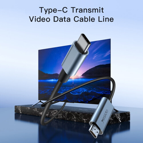 Yesido HM10 USB-C / Type-C to HDMI HD Adapter Cable, Length:2m 2