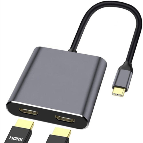 ZS-SGSHDMI USB-C / Type-C to Dual HDMI Adapter 1