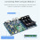 Waveshare PoE UPS Base Board for Raspberry Pi CM4, Gigabit Ethernet, Dual HDMI, Quad USB2.0 6