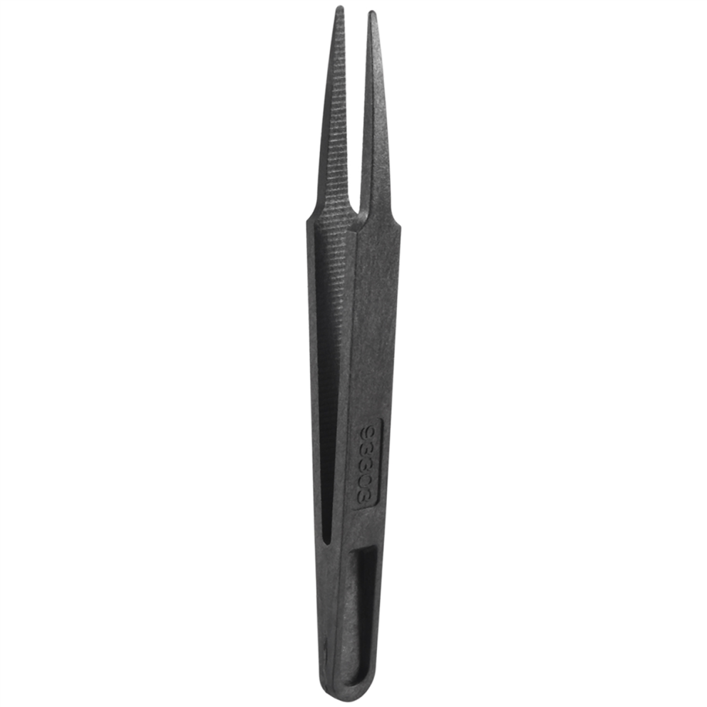 Plastic Anti-Static Tweezers Repair Tool Black 4711531786580