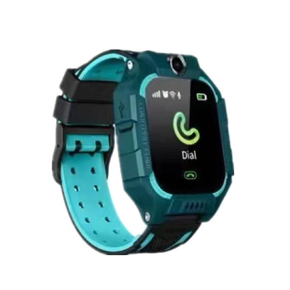 (Green) Smart Phone Children Watch Hd Call Precise Positioning Remote Photo Shoot Gift