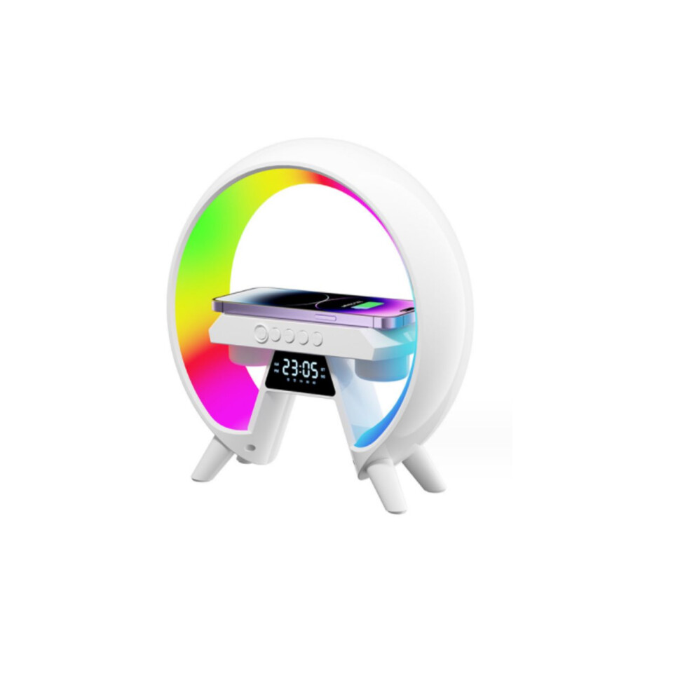 036 Dazzling Color with Clock Light Bedside Bluetooth Speaker Multifunctional-image-OPC-PF7W68P-NEW