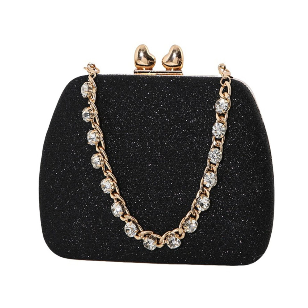 Little Love Diamond Chain Celebrity Banquet Handbag-image-OPC-PF7W68X-NEW