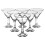 (6) 190ml Martini Drinking Cocktail Glassware Set 8