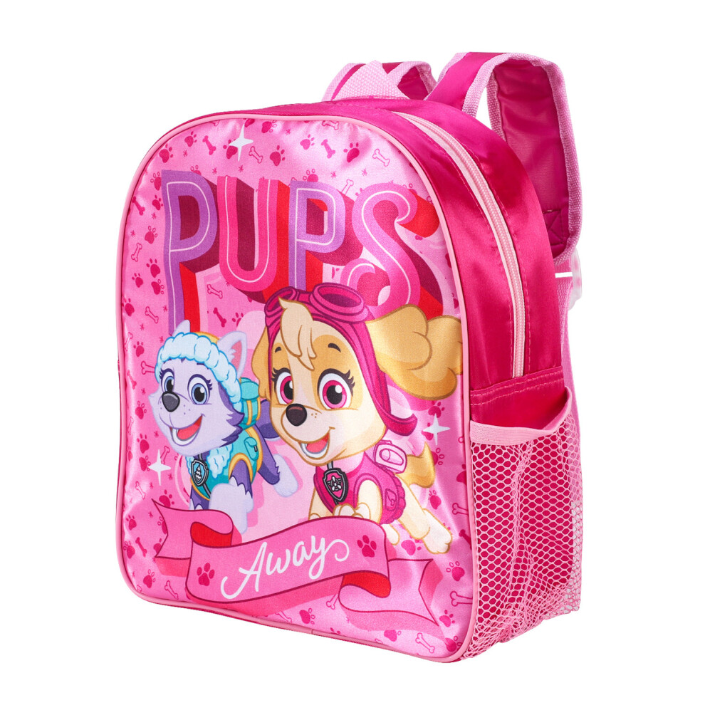 Paw Patrol Skye Everest Pups Away Backpack Toddlers Character School Bag Rucksack Pink
