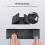 B1053 Leather Portable Tri-Fold Bluetooth Keyboard 4