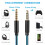 ZS0162 Wired Control Version Gaming Headset Audio Cable for Logitech Astro A10 A40 A30 3