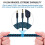 ZS0162 Wired Control Version Gaming Headset Audio Cable for Logitech Astro A10 A40 A30 2