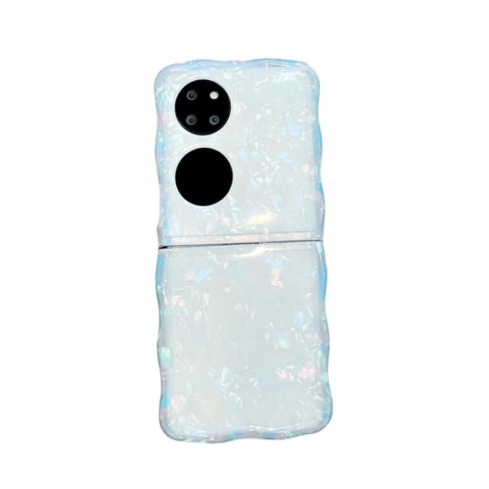 076 Shell Patterned Phone Case Folding Protective Case For Huawei Pockets 766262127342