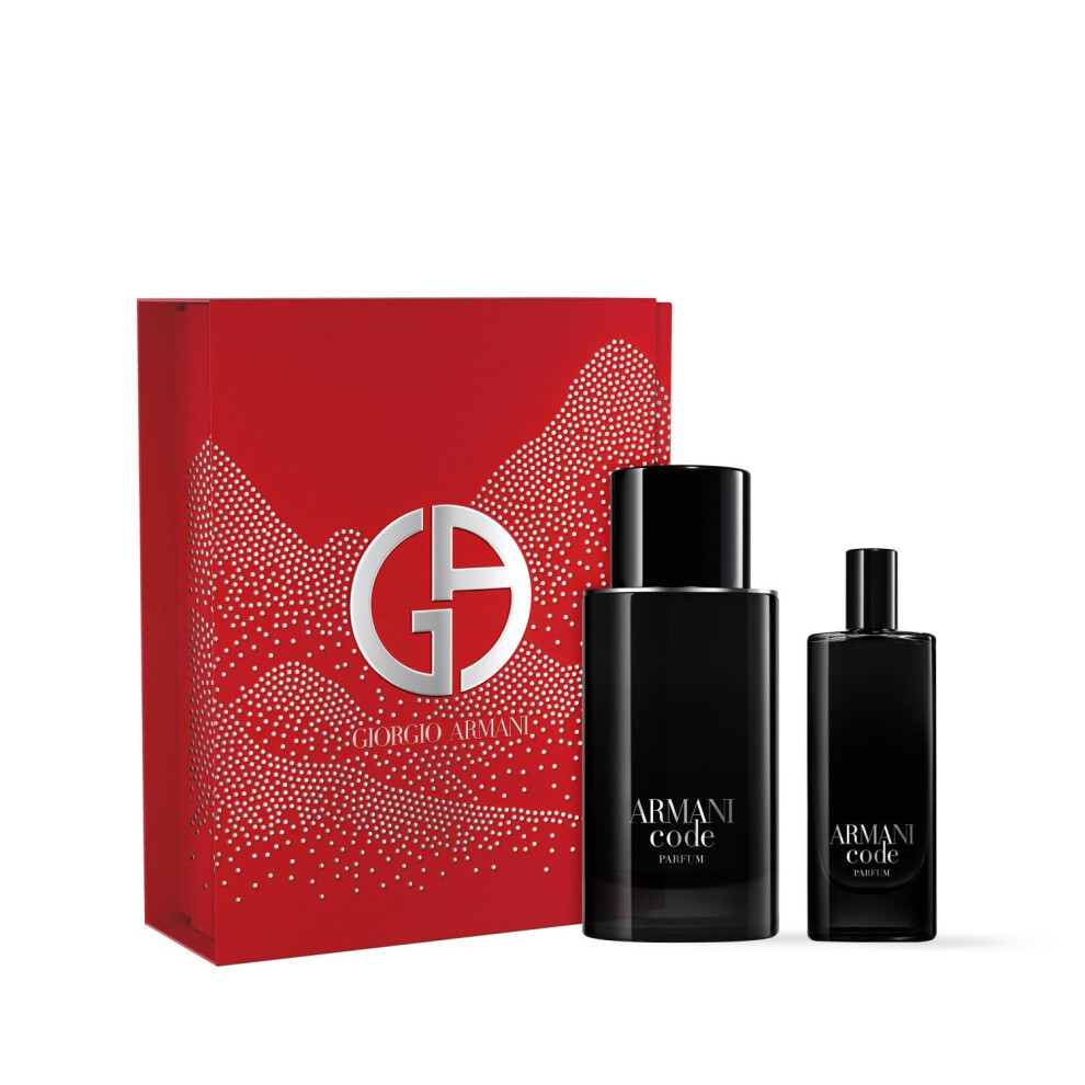 Giorgio Armani Code Homme 75ml EDP & 15ml Travel Spray Gift Set