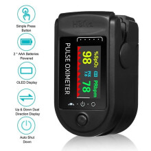 Pulse Oximeter Blood, Oxygen Saturation Heart Rate Spo2 Monitor With Lanyard