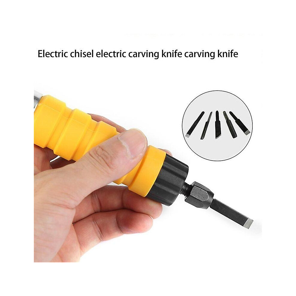 Electric Chisel Carving Tool Wood Carving Machine Woodworking Small Spanner