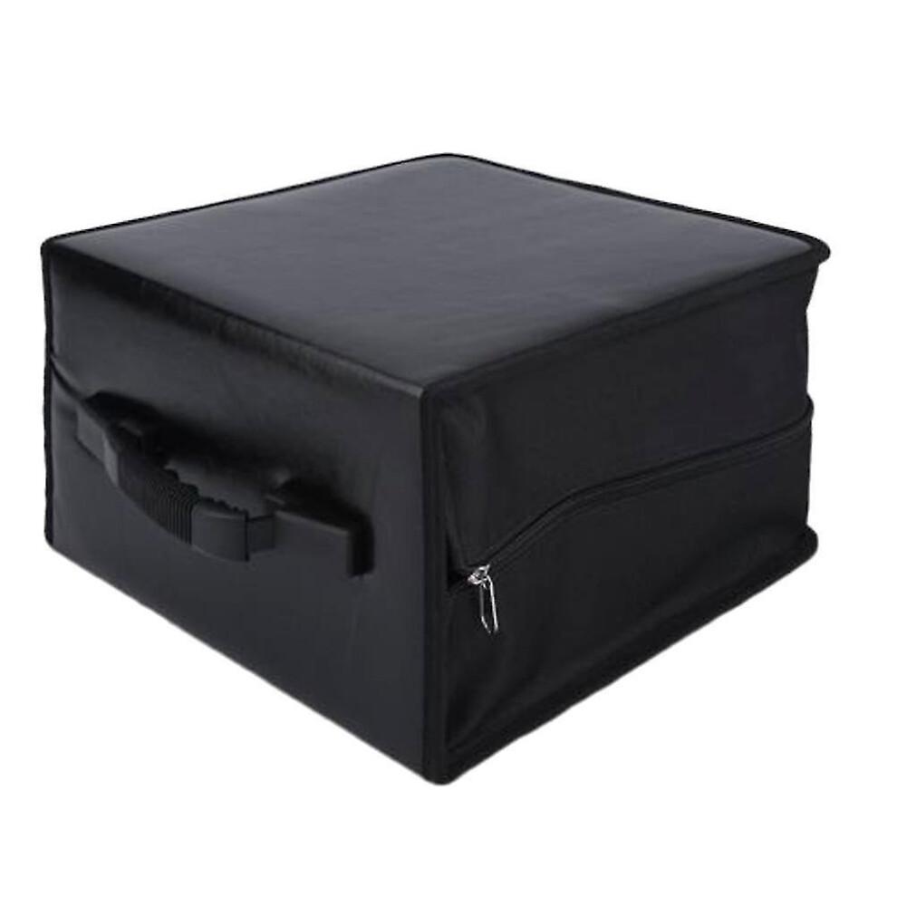 Discs Portable Cd Dvd Wallet Holder Bag Case Album Organizer Media Storage Box (black)